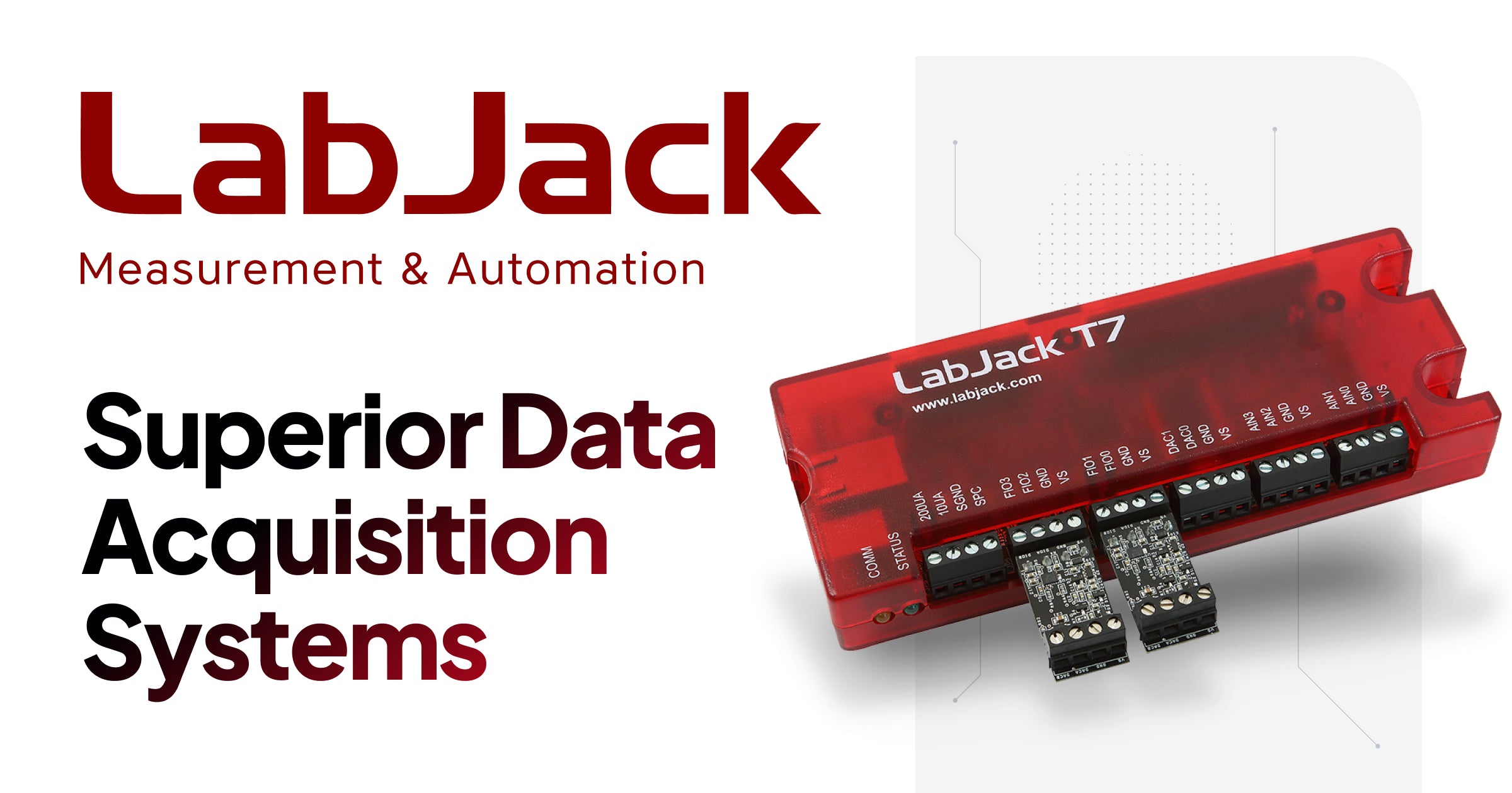 LabJack U3-LV (Low Voltage) USB DAQ Device with 16 Flexible I/O for Analog 0-2.4volts Signals and Digital Data Acquisition of Sensors