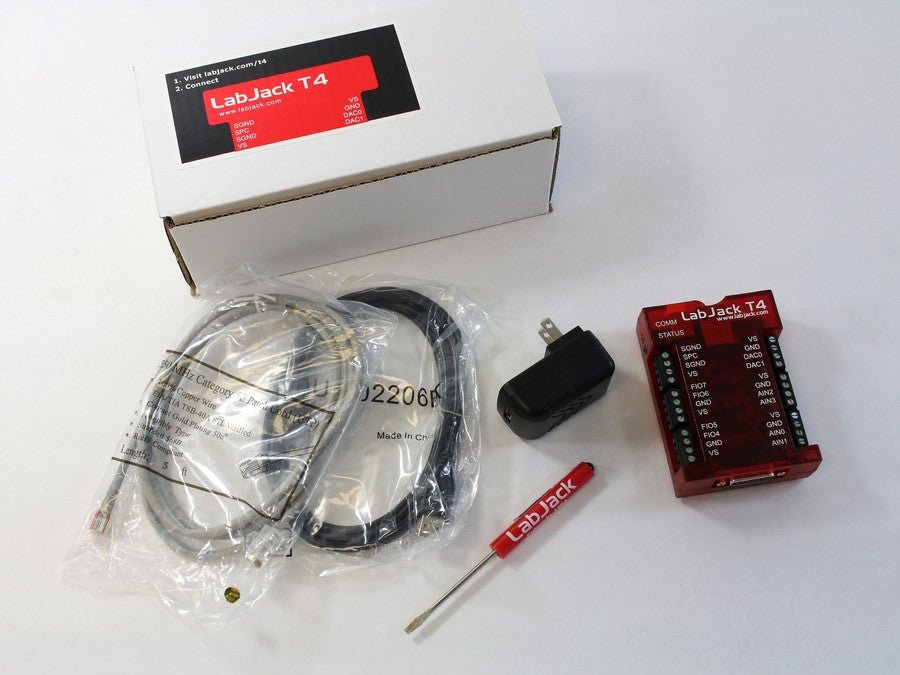 LabJack T4 | Low‑Cost USB/Ethernet Multifunction DAQ