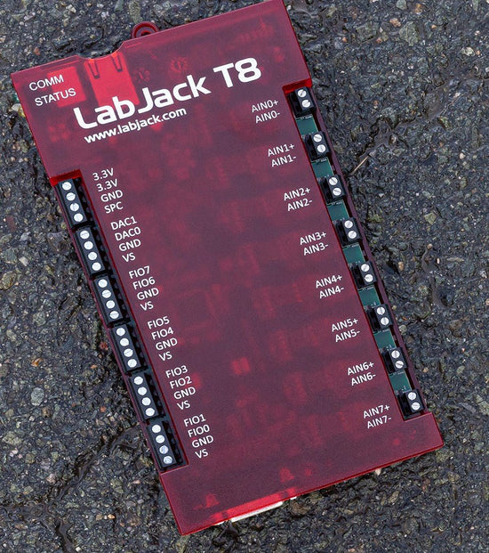 LabJack T8 | USB/Ethernet DAQ with Isolated, Simultaneous 24-bit Inputs
