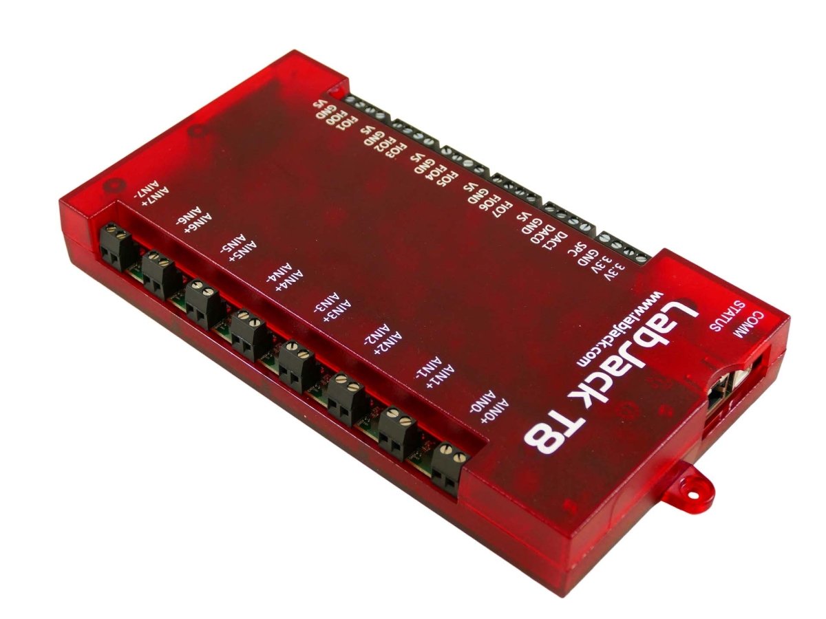 LabJack T8 | USB/Ethernet DAQ with Isolated, Simultaneous 24-bit Inputs