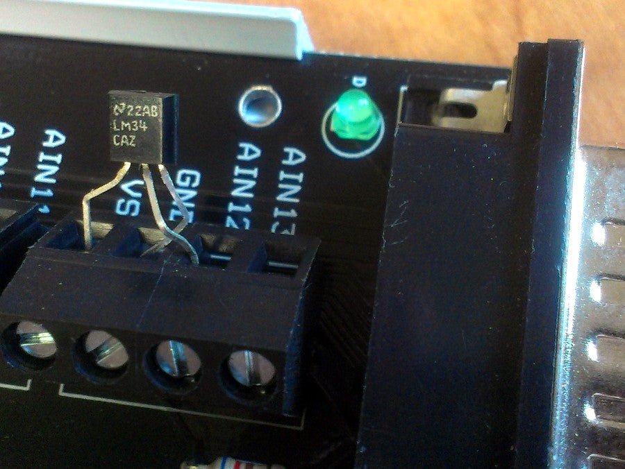 LM34CAZ Silicon Temperature Sensor LabJack